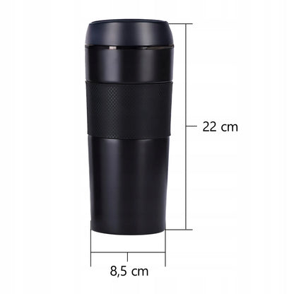 Terminis puodelis-termosas karštiems ir šaltiems gėrimams iki 24 val., sandarus, 400 ml, kavai ir arbatai