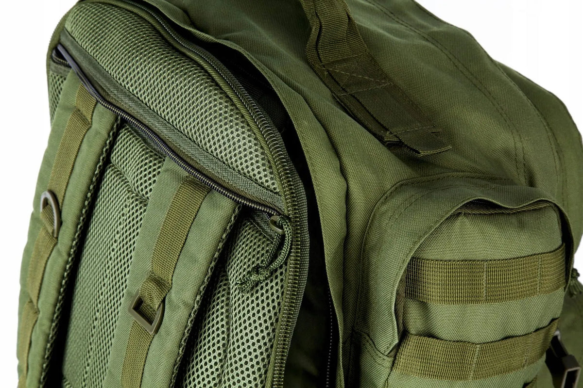 „Texar Grizzly“ taktinė karinė kuprinė, alyvuogių spalvos, 65 l, MOLLE