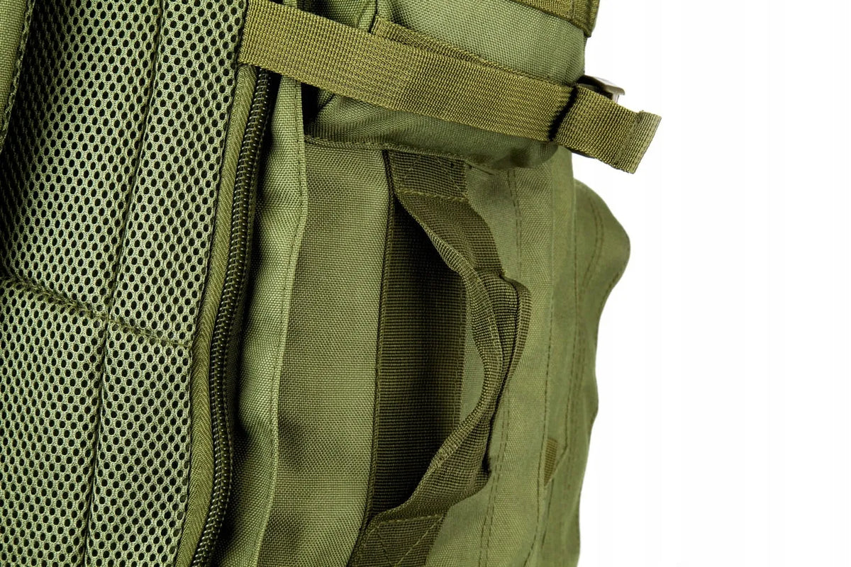 „Texar Grizzly“ taktinė karinė kuprinė, alyvuogių spalvos, 65 l, MOLLE