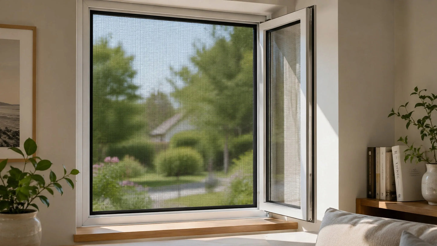 Tinklelis nuo vabzdžių langui Przydasie.pl 150x130 cm su lipnia juosta, juodas