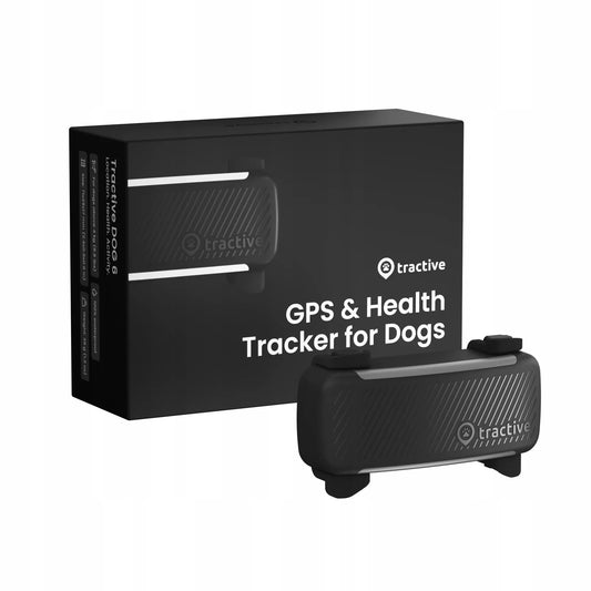 Tractive GPS & Health Dog 6 GPS lokatorius šunims – juodas