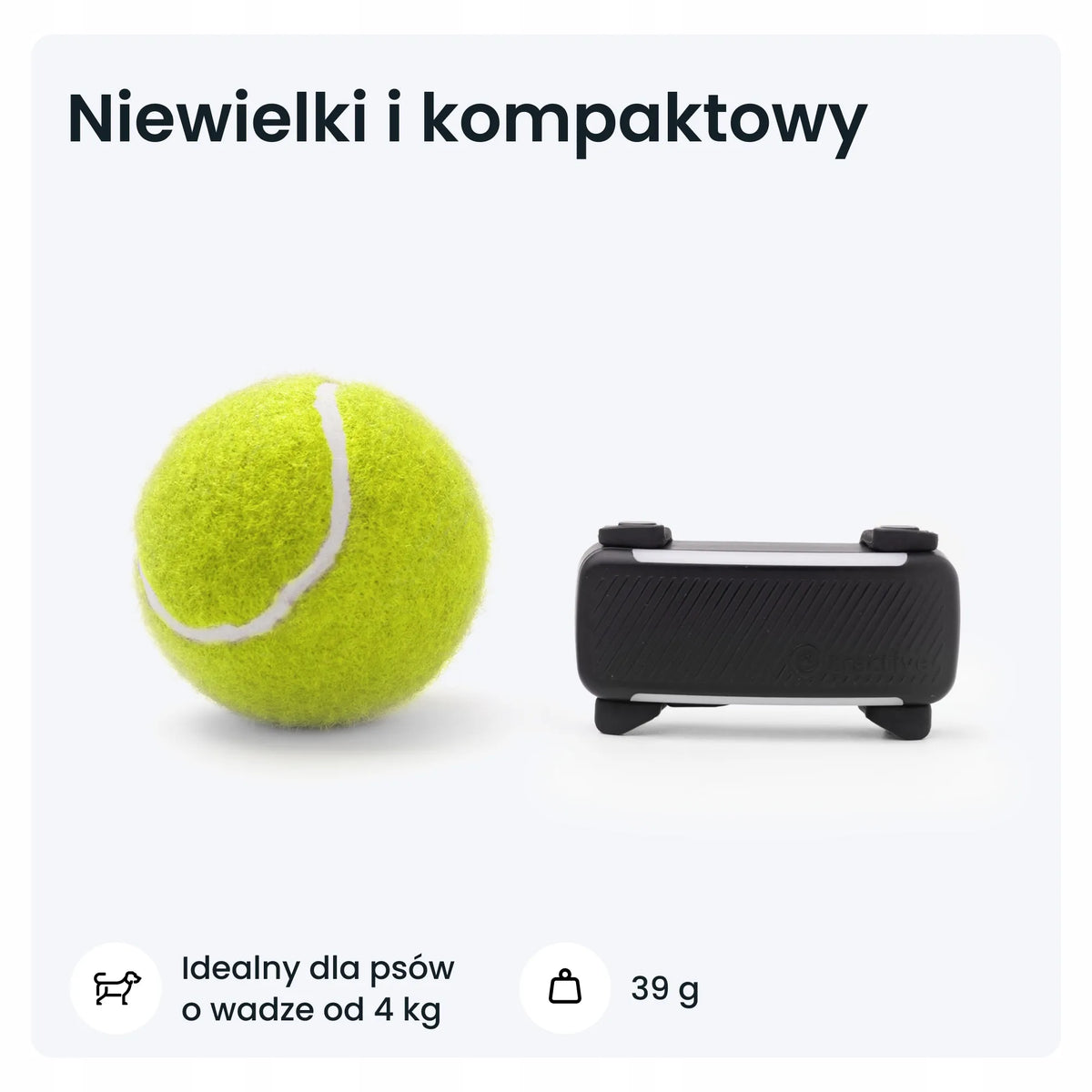 Tractive GPS & Health Dog 6 GPS lokatorius šunims – juodas