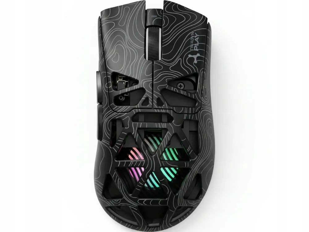 TRIADYN IAPETUS belaidė žaidimų pelė PixArt Bluetooth USB RGB