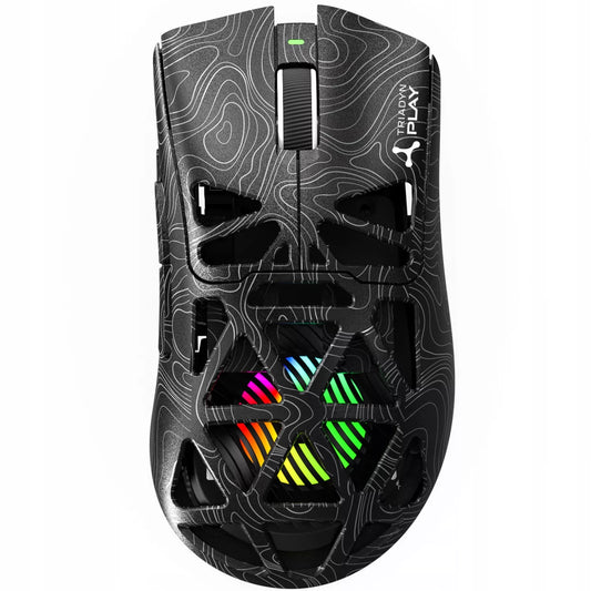 TRIADYN IAPETUS belaidė žaidimų pelė PixArt Bluetooth USB RGB