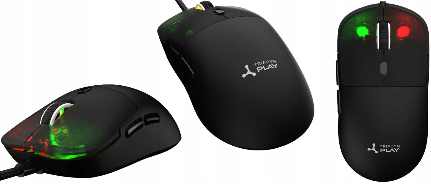 TRIADYN MIMAS žaidimų pelė kompiuteriui ir nešiojamam kompiuteriui USB