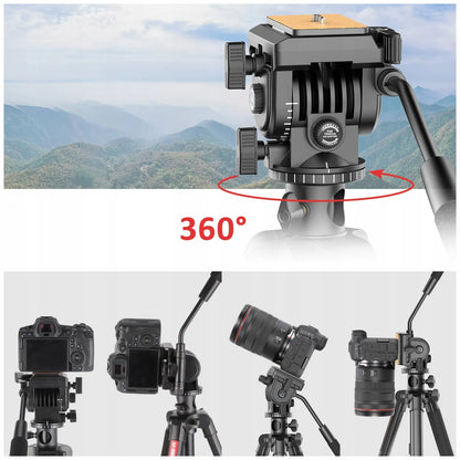 Trikojis ir monopodas su 360 laipsnių panoramine galvute Ulanzi U-Select VT-02
