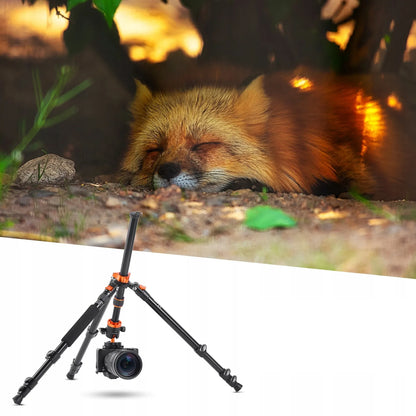 TRIKOJO STOVAS FOTOAPARATUI K&F CONCEPT SA254M2 MONOPODAS 175CM GALVUTĖ 10kg