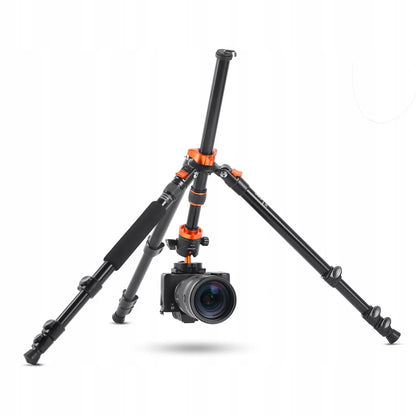 TRIKOJO STOVAS FOTOAPARATUI K&F CONCEPT SA254M2 MONOPODAS 175CM GALVUTĖ 10kg