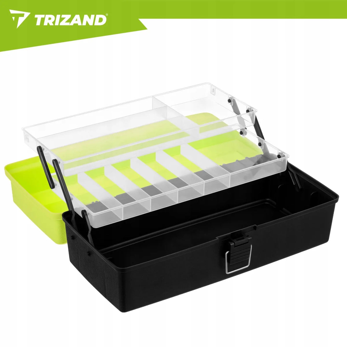 „Trizand“ žvejybos reikmenų dėžė-organizatorius, didelis rinkinys