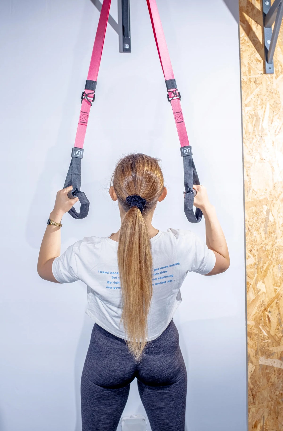TRX treniruočių diržai, pakabinami diržai, CrossFit, durų laikiklis