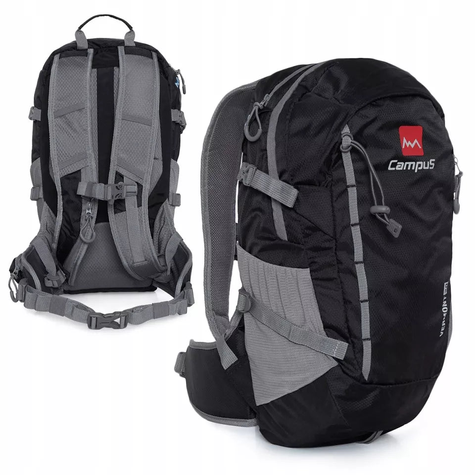 Turistinė kuprinė Campus VERMONT 20-40 l juoda