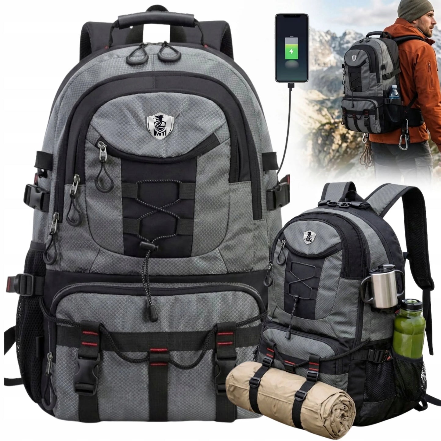 Turistinė kuprinė Imiti trekking 40l universali