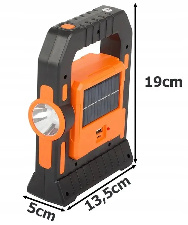 Turistinė saulės energija įkraunama LED lempa, puiki dovana tėčiui stovyklaujant palapinėje