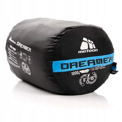 Turistinis miegmaišis-antklodė su dėklu Meteor Dreamer L 190x75 kairysis šiltas