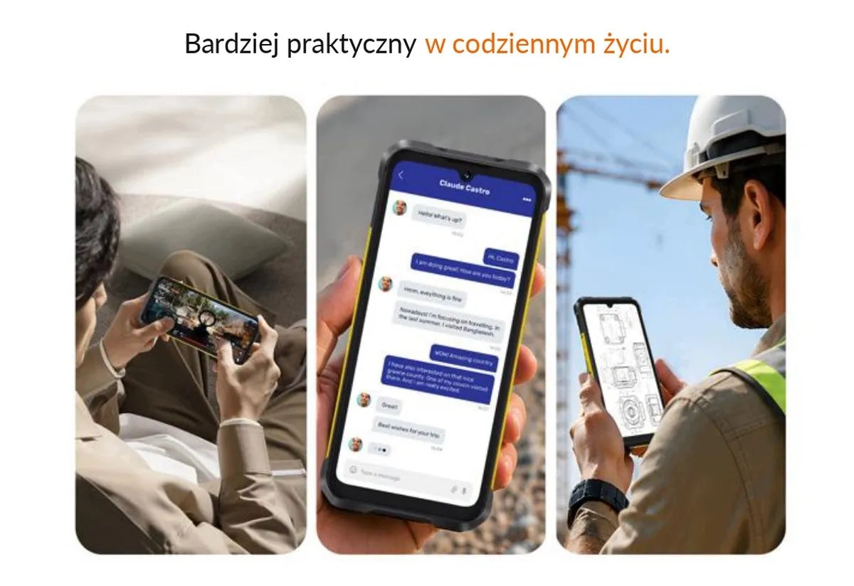 Tvirtas karinis išmanusis telefonas CUBOT KING KONG ES5 12/128GB NFC DUAL SIM LTE