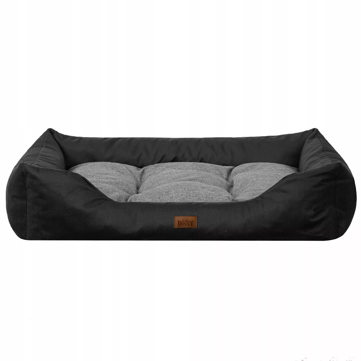 Tvirtas šunų ir kačių guolis Doggy PUFFY L 84x65 cm, pilkas