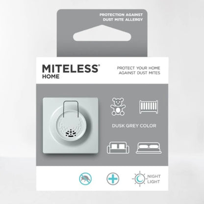 Ultragarsinė apsauga nuo dulkių erkių namuose „MiteLess Home“, pilka
