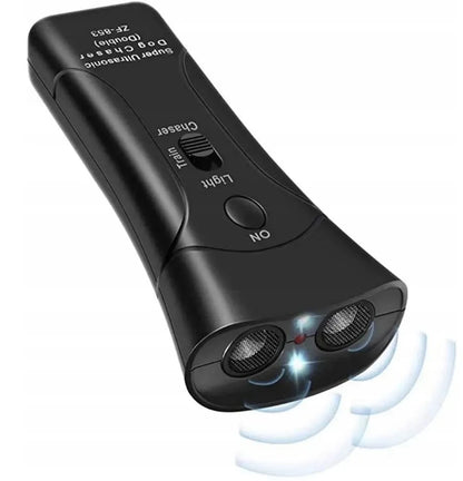 Ultragarsinis šunų atbaidiklis 130dB MP036 3in1 LED dresuotojas