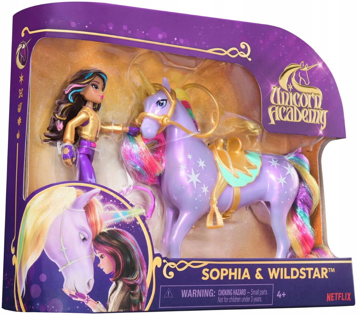 „Unicorn Academy“ rinkinys: Sophia lėlė ir Wildstar vienaragis
