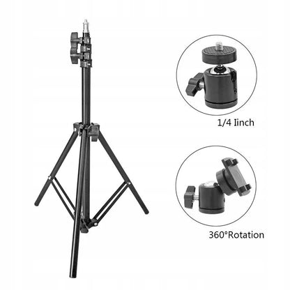 Universalus trikojis stovas telefonams, planšetėms ir fotoaparatams 160 cm, 3.5-10''