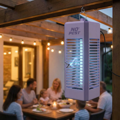 UV kukaiņu slazds – elektriskā lampa pret odiem un mušām No Pest Lumeo, lavandas krāsā