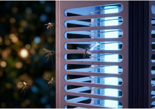 UV kukaiņu slazds – elektriskā lampa pret odiem un mušām No Pest Lumeo, lavandas krāsā