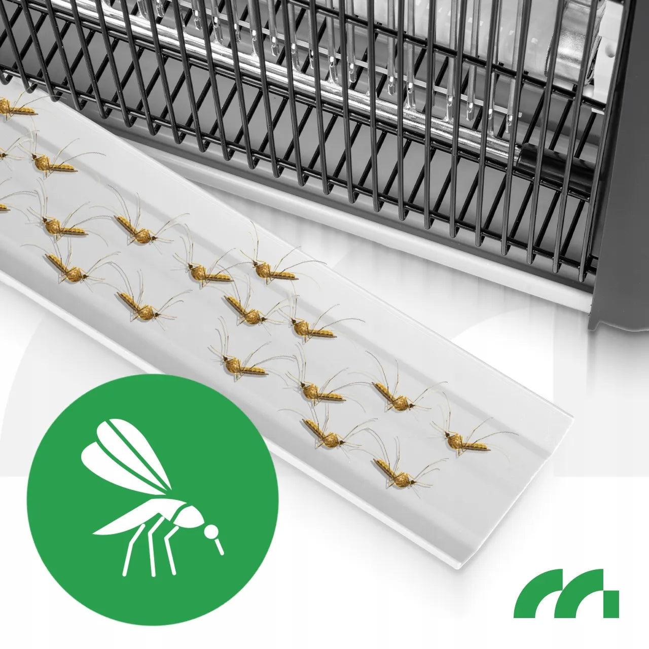 UV vabzdžių gaudyklė nuo uodų ir musių, galinga 40W 3800V