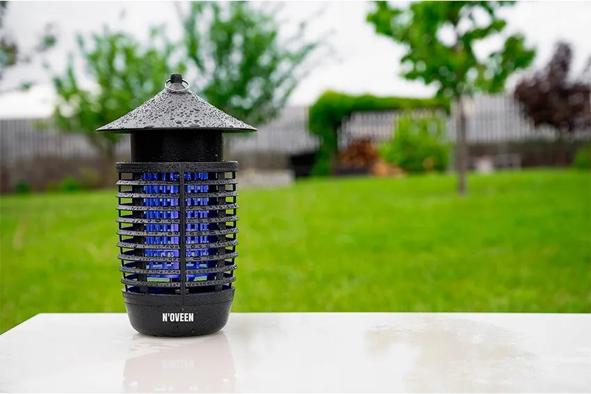 Vabzdžių gaudyklė nuo uodų ir musių vandeniui atspari Noveen 7W 230V lauko 55m²