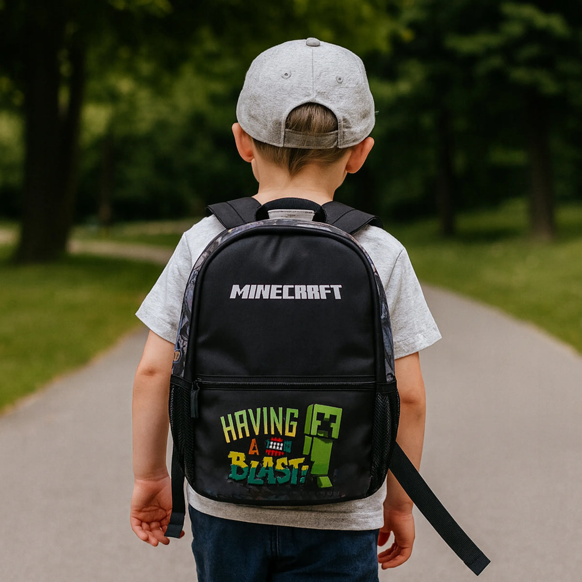 Vaikiška mokyklinė kuprinė Creeper Minecraft Kids Euroswan