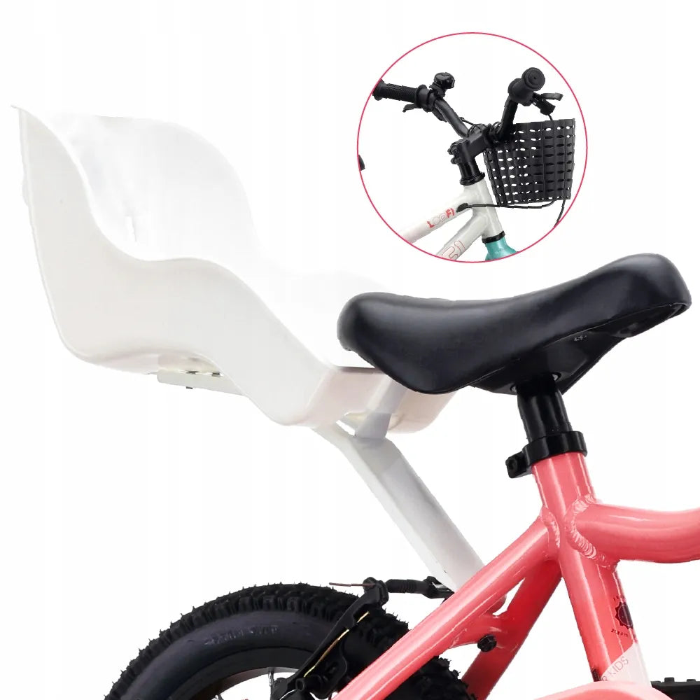 Vaikiškas 14 colių dviratis mergaitėms Sun Baby LOOFI, lengvas aliumininis 6,6 kg