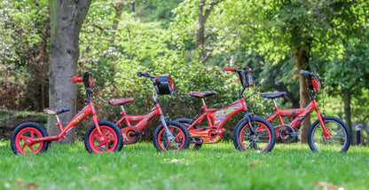 Vaikiškas 16 colių dviratis Huffy Cars raudonas
