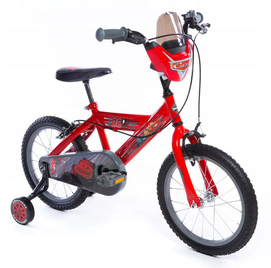 Vaikiškas 16 colių dviratis Huffy Cars raudonas