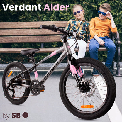 Vaikiškas 20 colių MTB dviratis mergaitėms Sun Baby Verdant, su Shimano 6 pavaromis