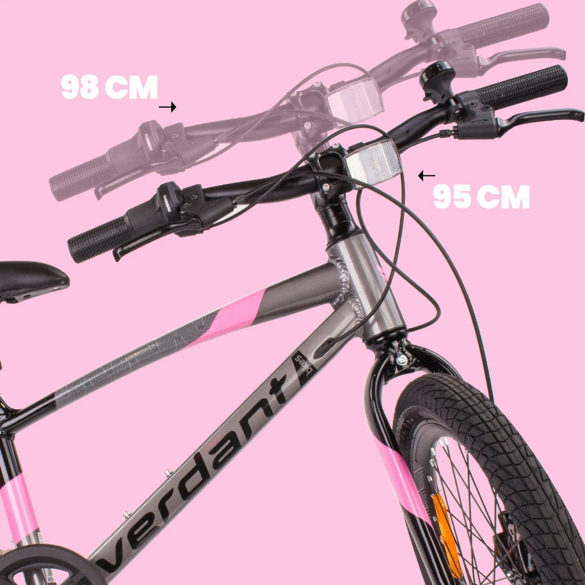 Vaikiškas 20 colių MTB dviratis mergaitėms Sun Baby Verdant, su Shimano 6 pavaromis