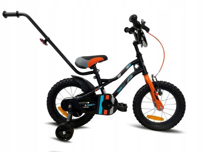 Vaikiškas dviratis berniukui 16 colių Tiger Bike su stūmimo rankena