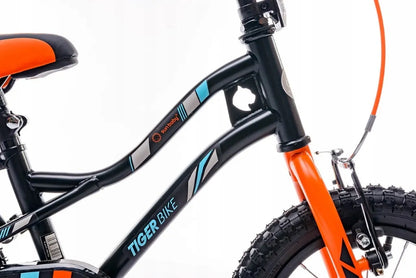 Vaikiškas dviratis berniukui 16 colių Tiger Bike su stūmimo rankena