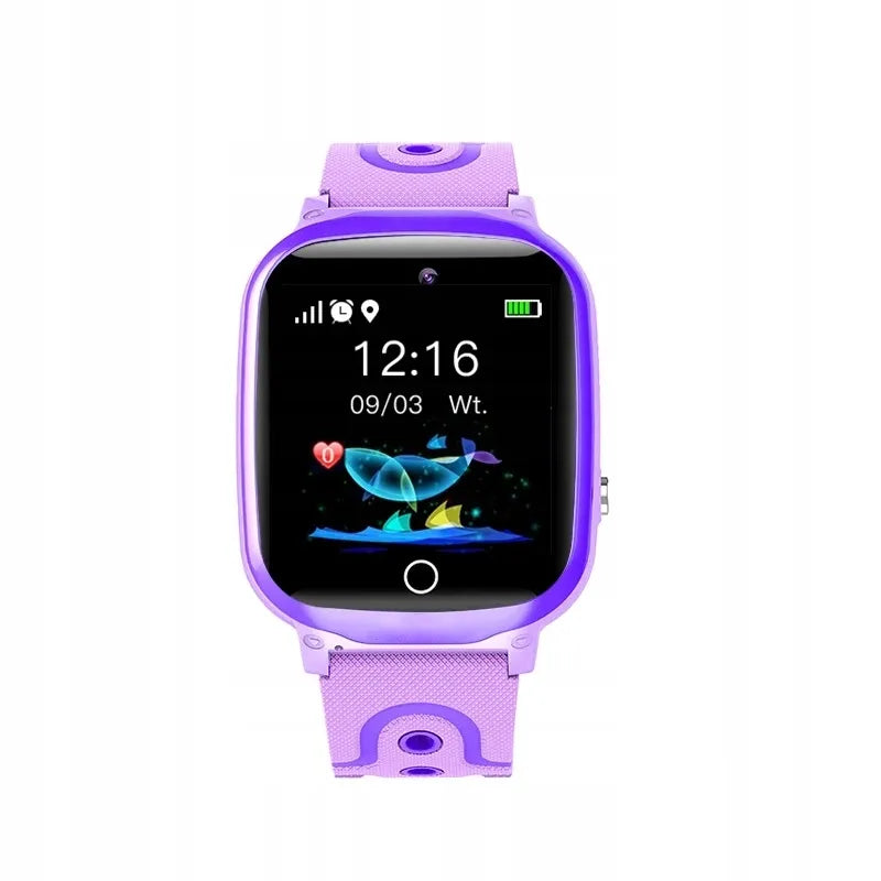 Vaikiškas išmanusis laikrodis WonderWatch A5s, violetinis