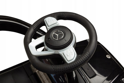 Vaikiškas paspirtukas Mercedes stumdukas vaikštynė guminiais ratais