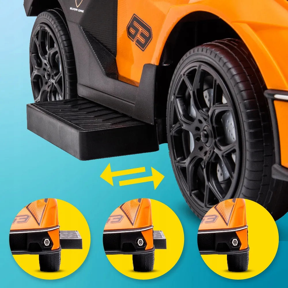 Vaikiškas stumdukas su daiktų skyreliu Lamborghini Essenza SCV12 Sun Baby