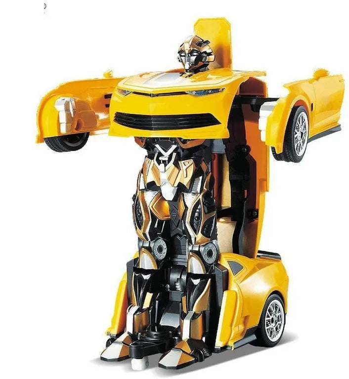Valdomas robotas automobilis Autobot 2w1 su transformacija USB įkraunamas