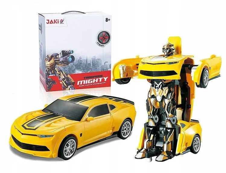 Valdomas robotas automobilis Autobot 2w1 su transformacija USB įkraunamas