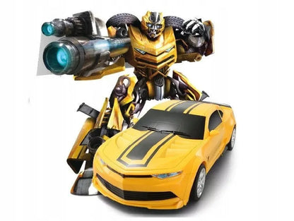 Valdomas robotas automobilis Autobot 2w1 su transformacija USB įkraunamas