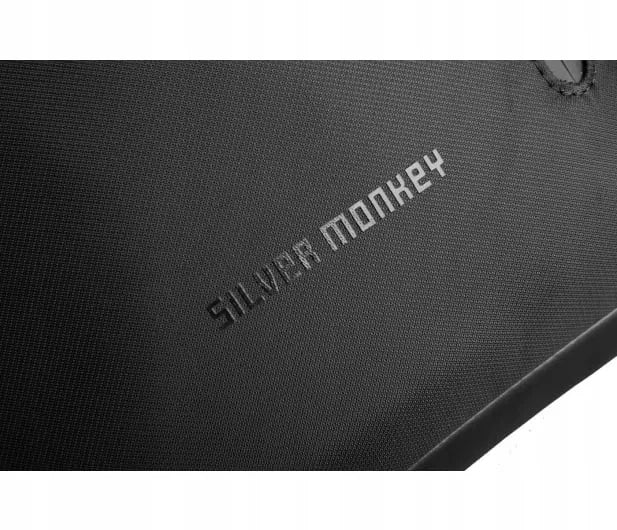 Vandeniui atspari „Silver Monkey Business Backpack“ kuprinė nešiojamajam kompiuteriui, 15,6 col., juoda
