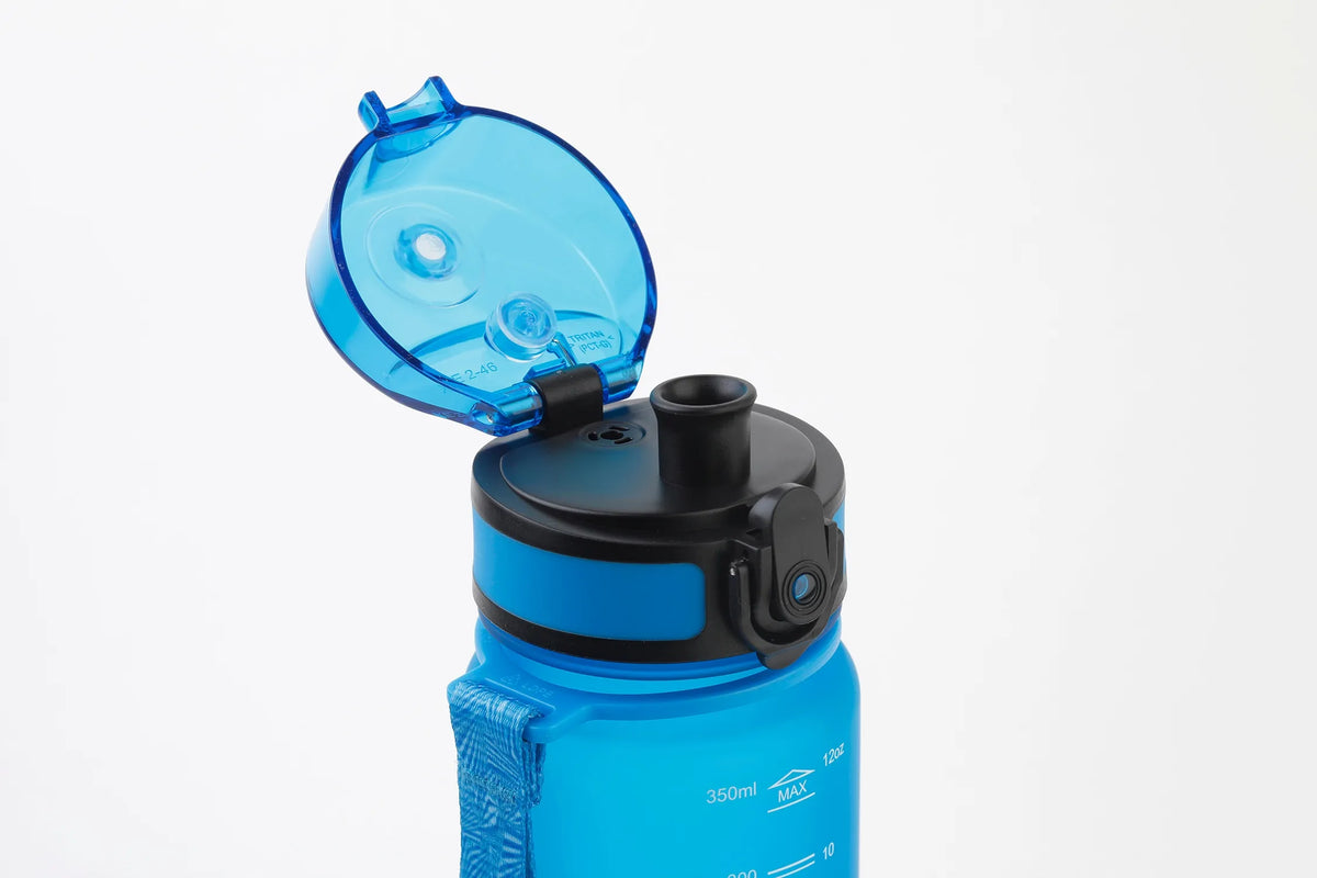 Vandens filtravimo buteliukas AQUAPHOR City 350 ml, mėlynas, gertuvė sporto salei