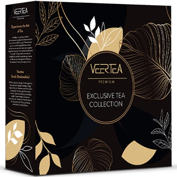 VEERTEA Exclusive Tea Collection juodosios arbatos rinkinys, 200 pakelių | 8 SKONIAI