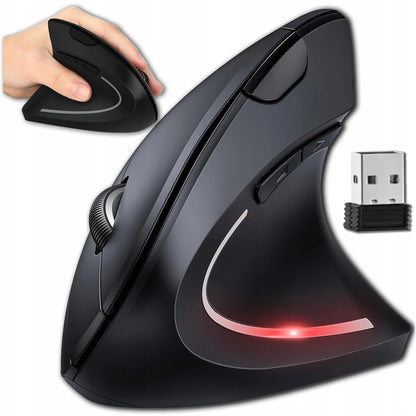 Vertikali ergonomiška pelytė bevielė, tyli, skirta dešiniarankiams