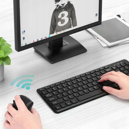 Vertikali ergonomiška pelytė bevielė, tyli, skirta dešiniarankiams