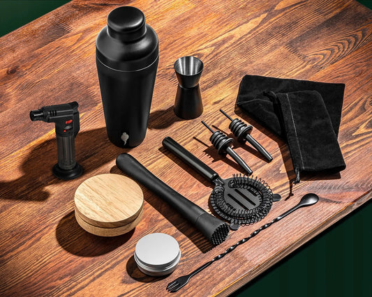 Viskio rūkymo baro rinkinys DELUXE 2 viename