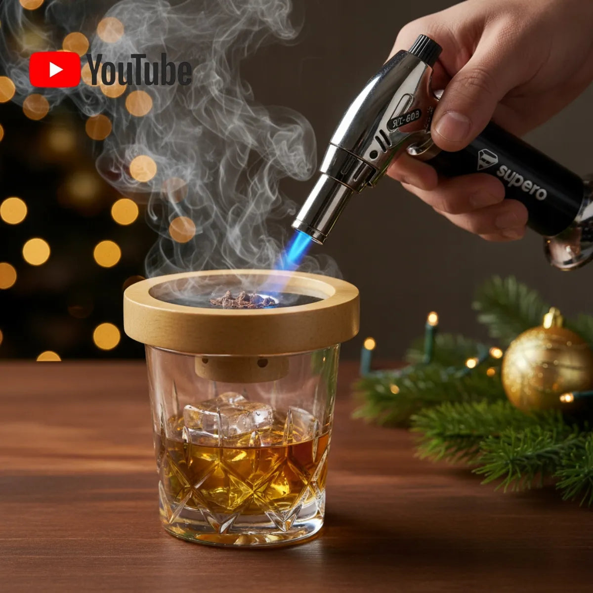 Viskio rūkymo rinkinys, dovana vyrui, 18 elementų