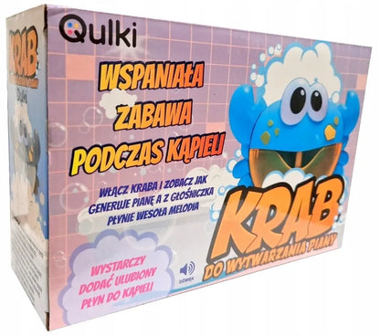 Voniai skirtas putų burbulų aparatas-krabas, vaikiškas žaislas